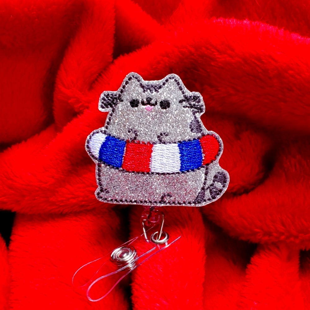Pusheen Badge Reel
